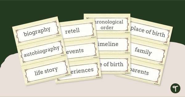 words that start with biography