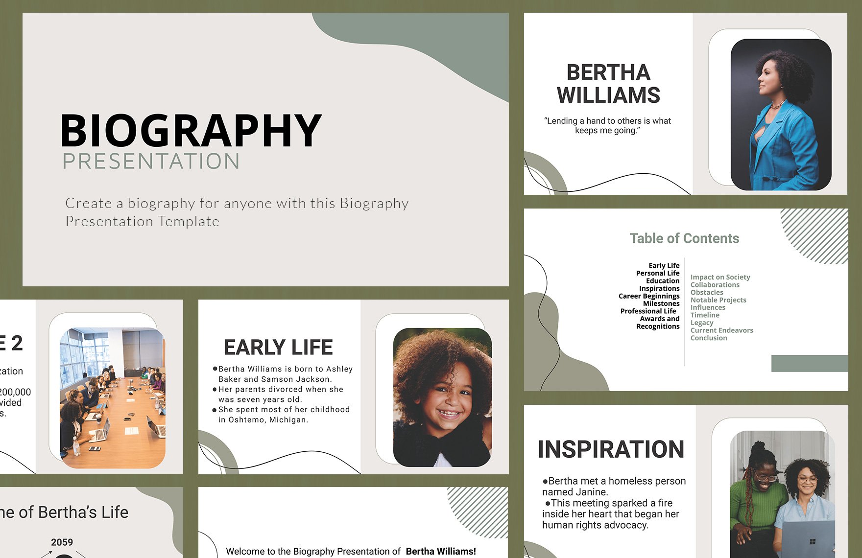 example of biography powerpoint presentation